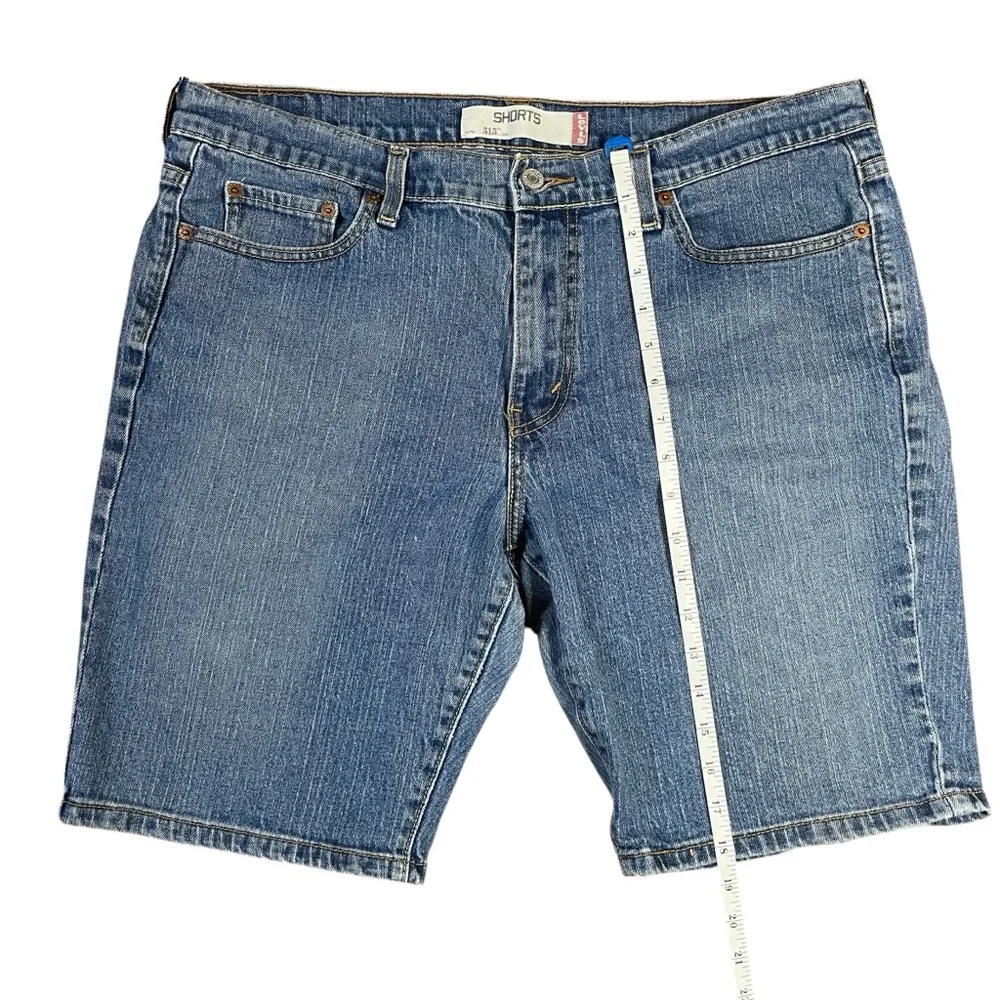 Levi’s 515 Denim Shorts Size 16 Blue Mid Rise Jean Shorts Casual Summer